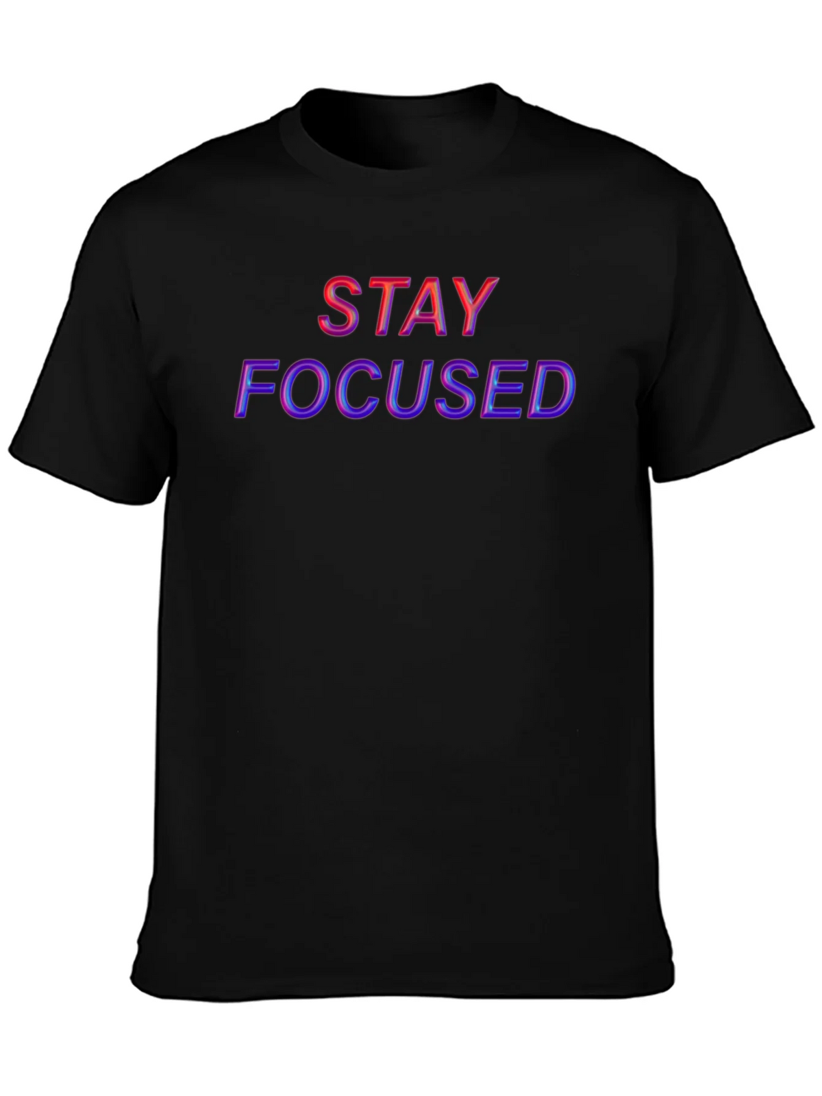 Stay Focused Graphic T-Shirt - Motivational Tee product image 3
