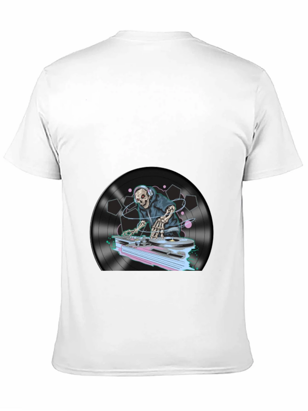 DJ Skeleton Graphic T-Shirt product image 10