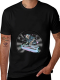 DJ Skeleton Graphic T-Shirt product image 1