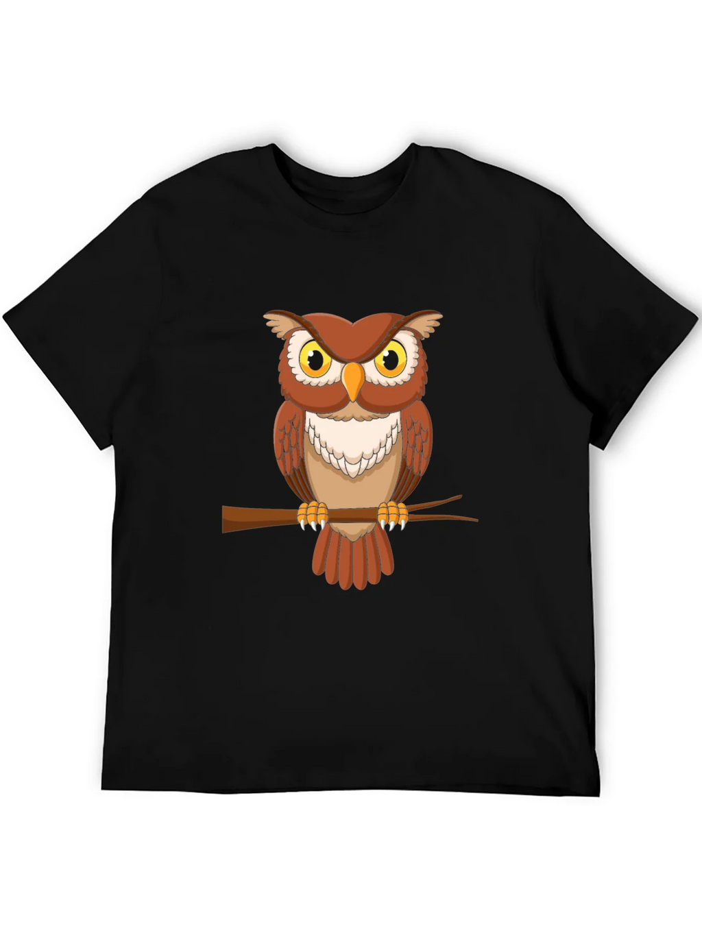 Owl Graphic Tee - Mens Short Sleeve Crew Neck T-Shirt product image 5