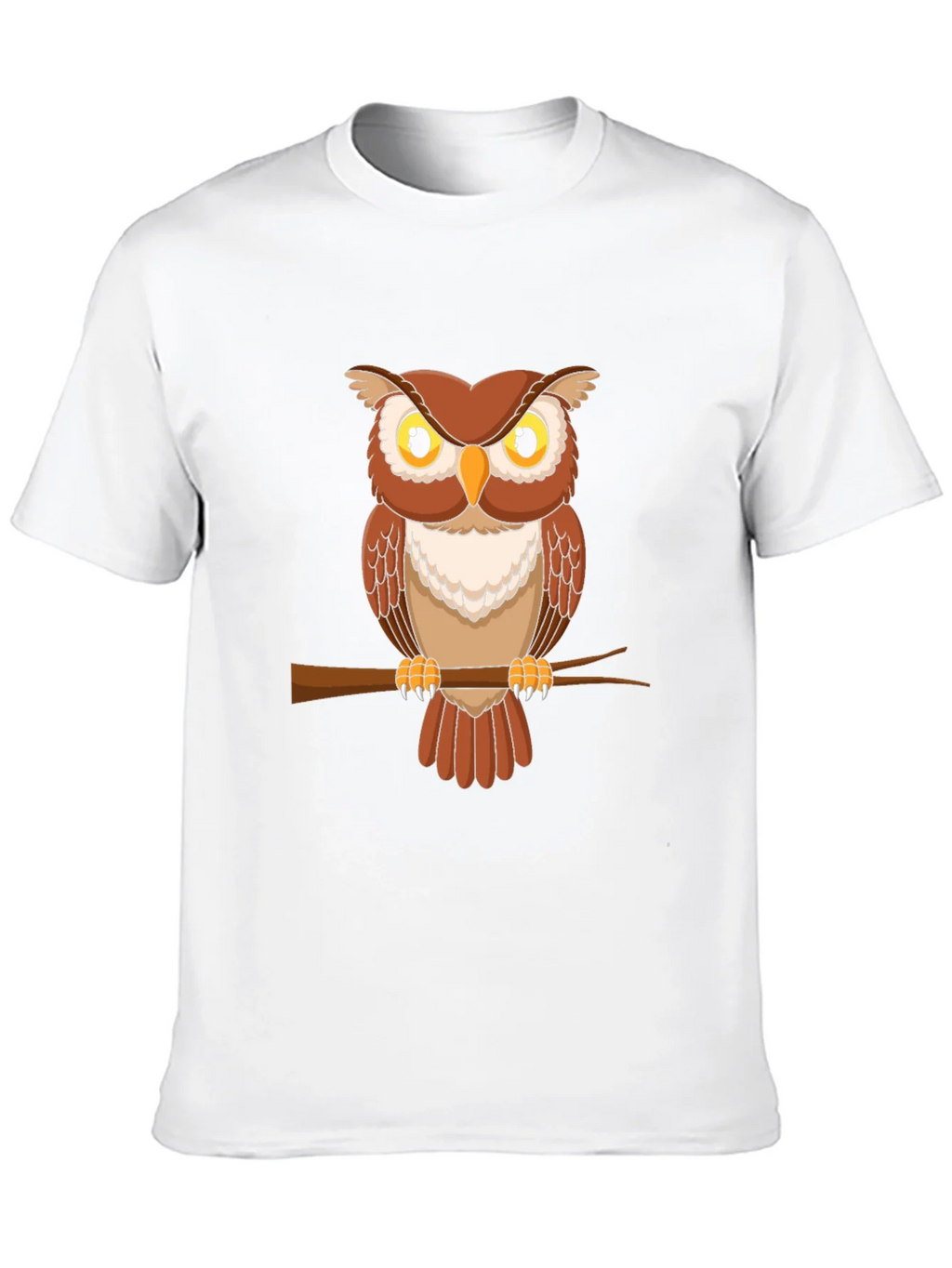 Owl Graphic Tee - Mens Short Sleeve Crew Neck T-Shirt product image 9