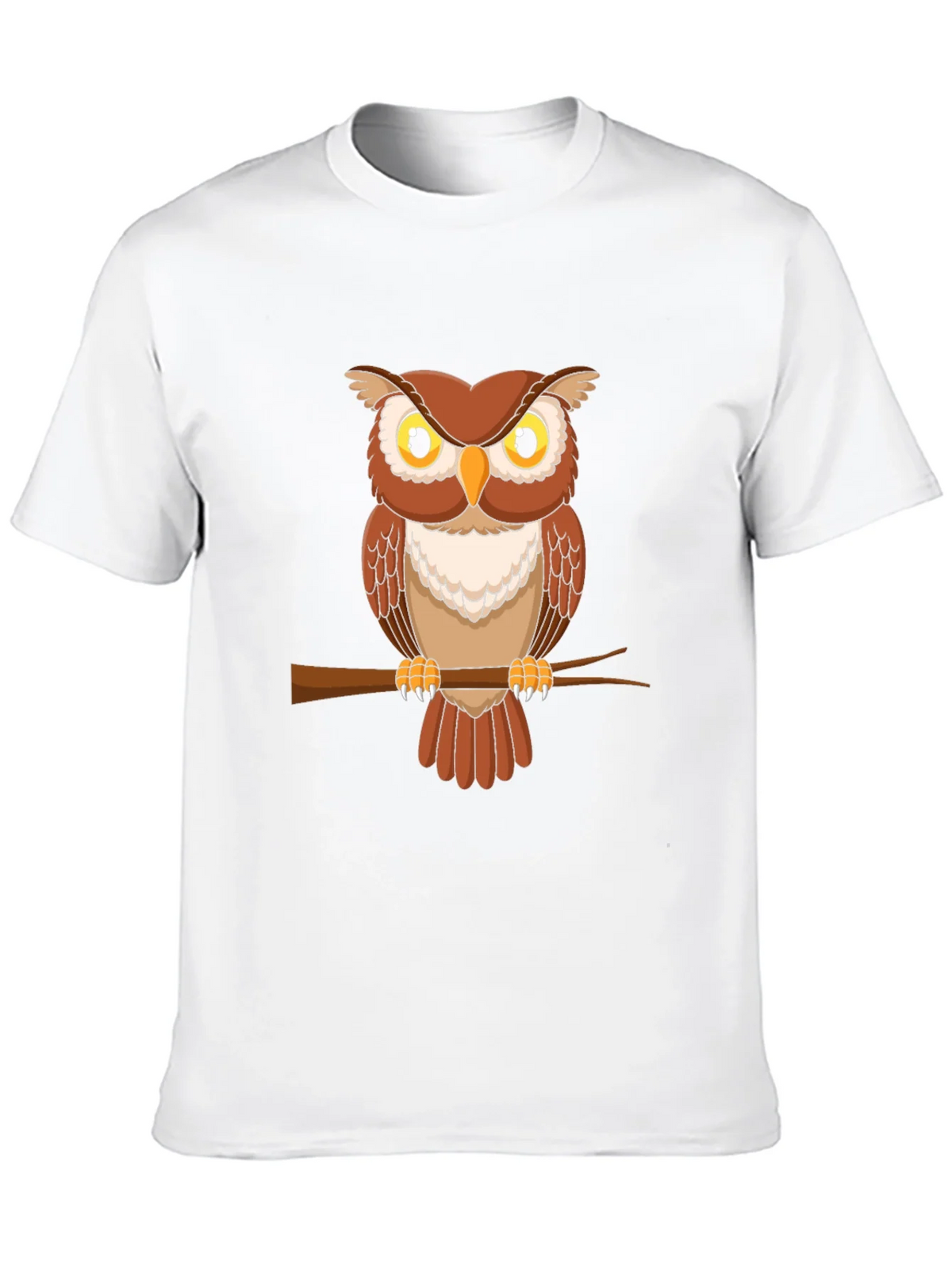 Owl Graphic Tee - Mens Short Sleeve Crew Neck T-Shirt product image 9