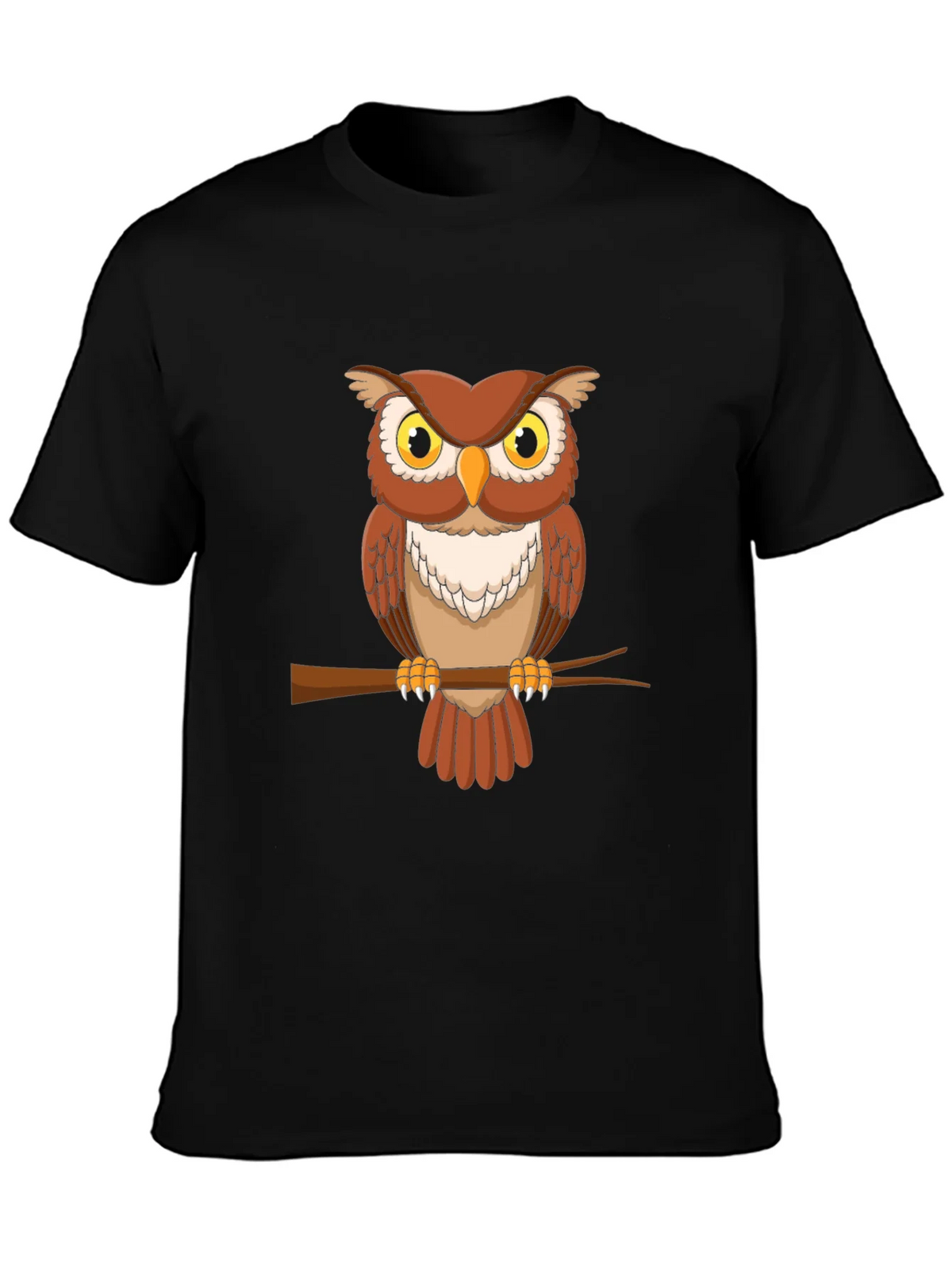 Owl Graphic Tee - Mens Short Sleeve Crew Neck T-Shirt product image 3