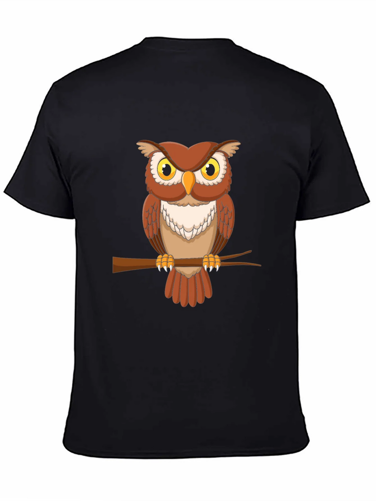 Owl Graphic Tee - Mens Short Sleeve Crew Neck T-Shirt product image 4