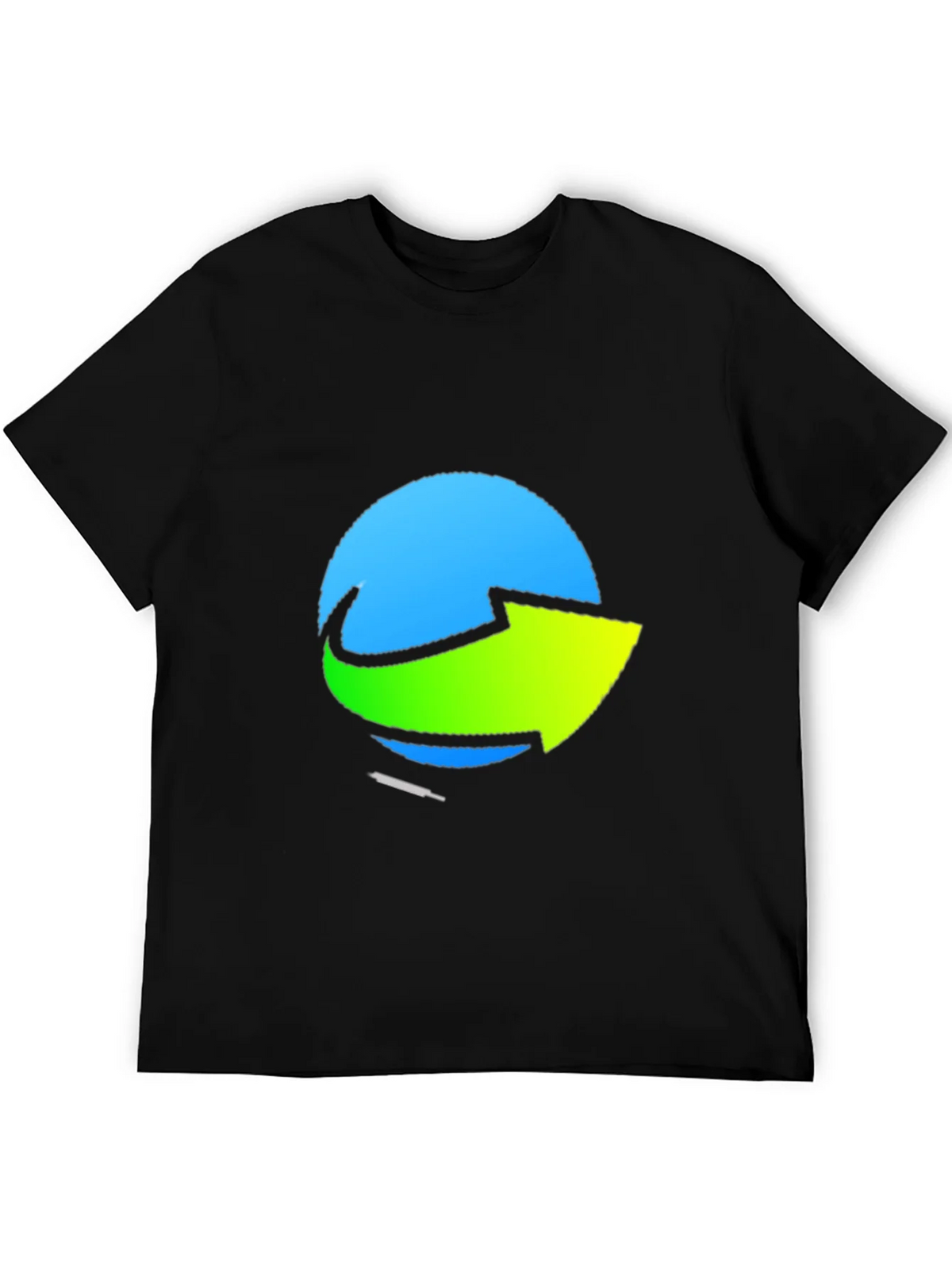 Stylish Graphic Tee - Blue & Green Arrow Design product image 5