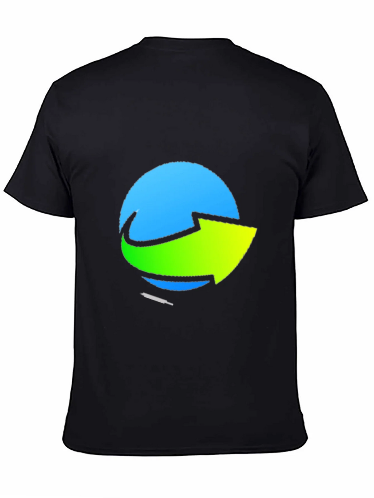 Stylish Graphic Tee - Blue & Green Arrow Design product image 4