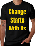 Change Starts With Us Black T-Shirt product image 1