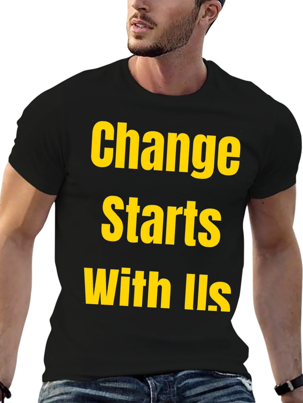 Change Starts With Us Black T-Shirt product image 6