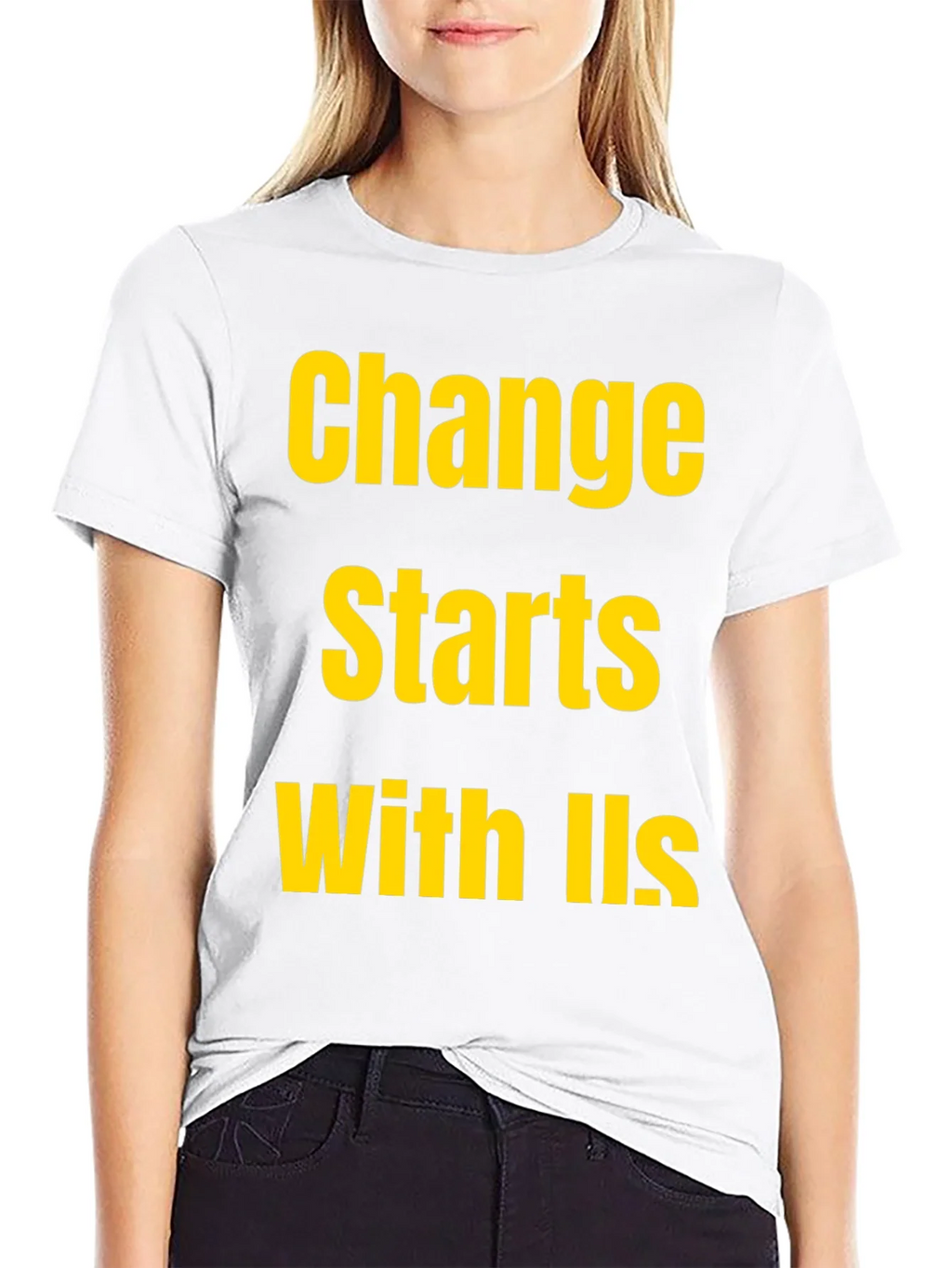 Change Starts With Us Black T-Shirt product image 8