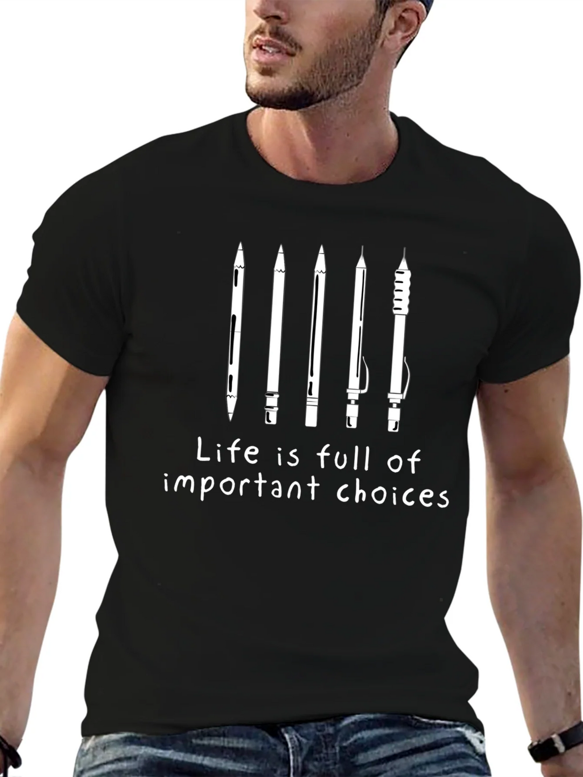 Life Choices Graphic T-Shirt - Black product image 6