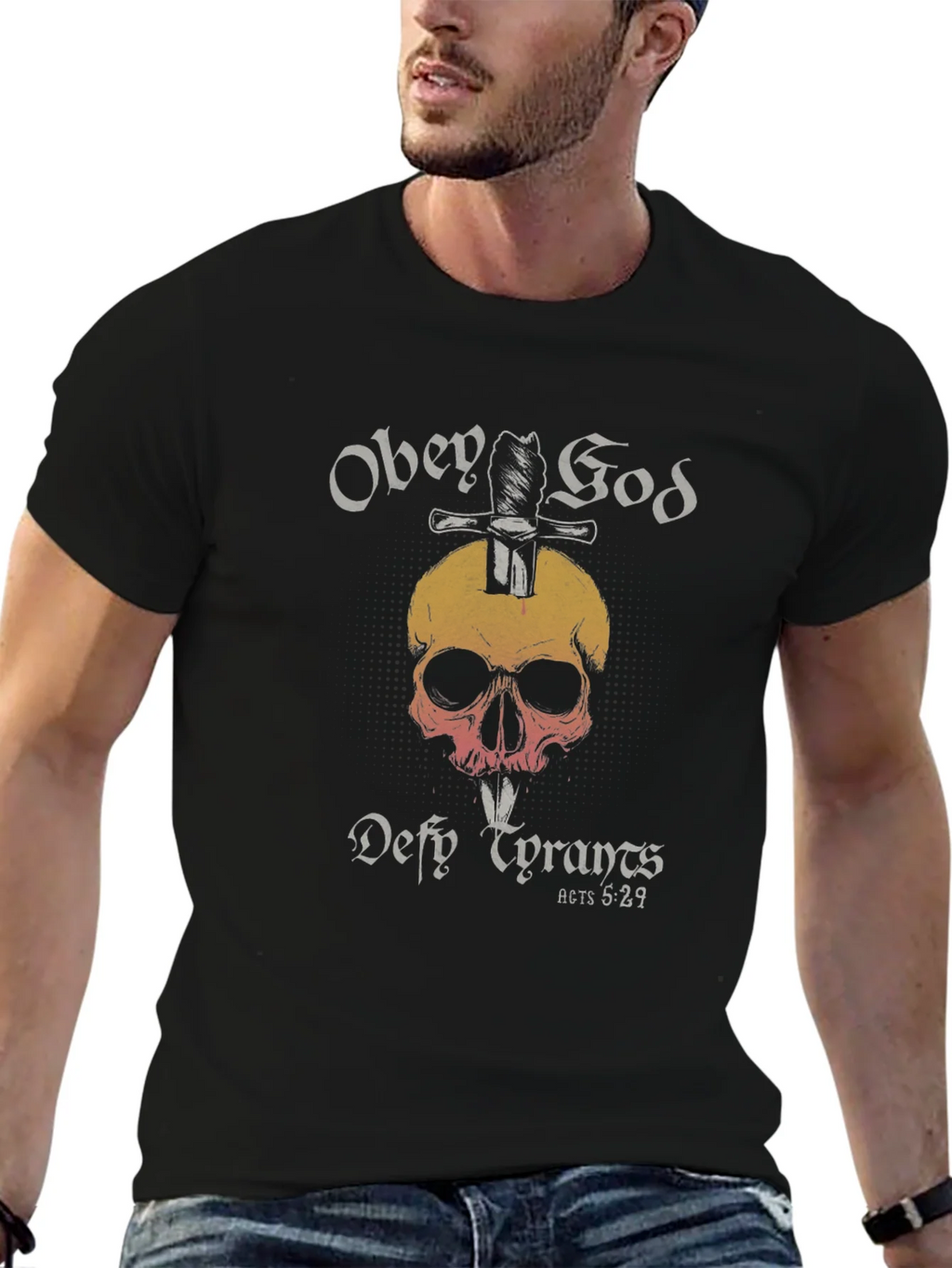 Obey God Defy Tyrants T-Shirt product image 2