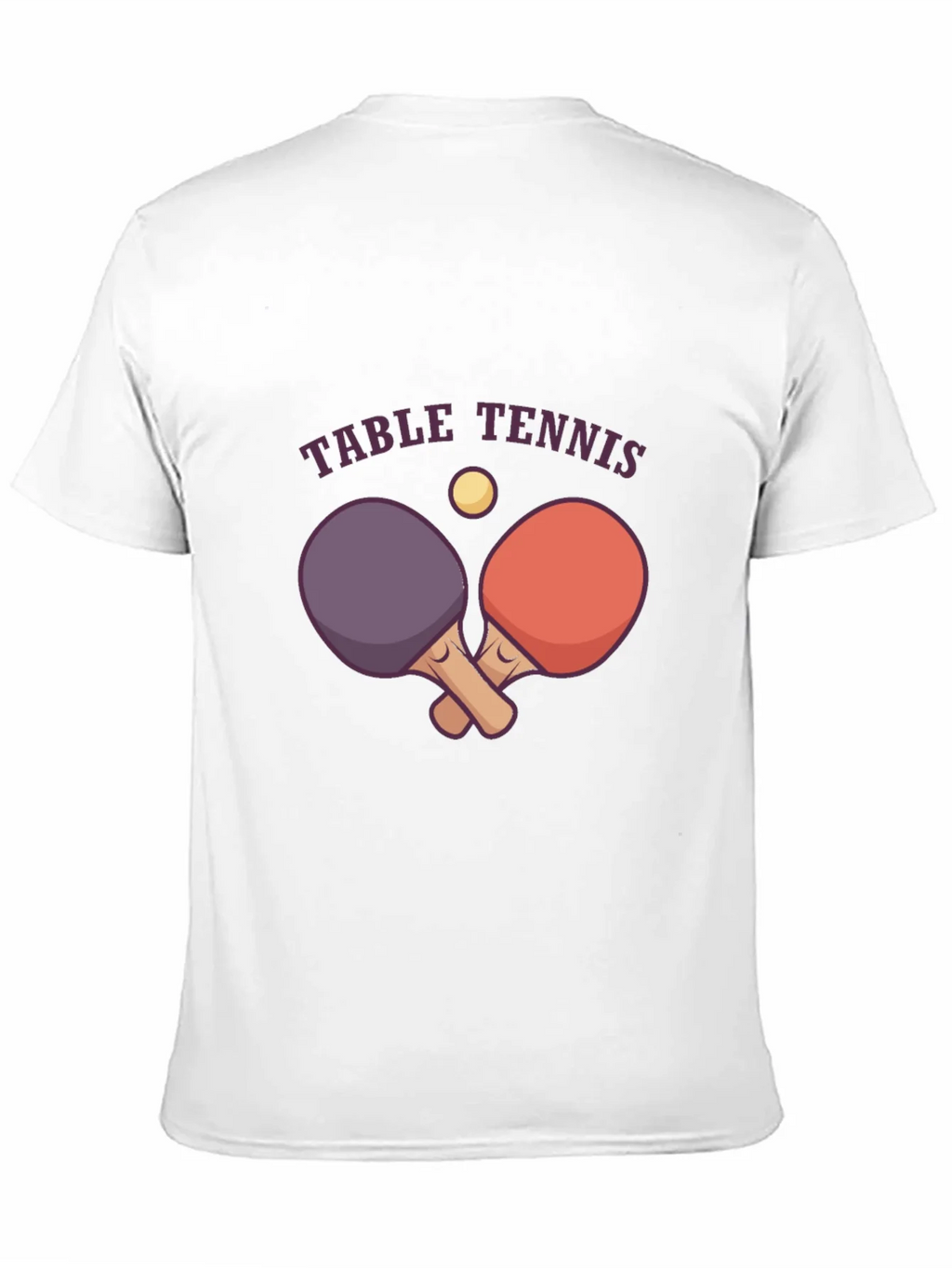 Table Tennis Graphic Tee - Black Cotton T-Shirt product image 10