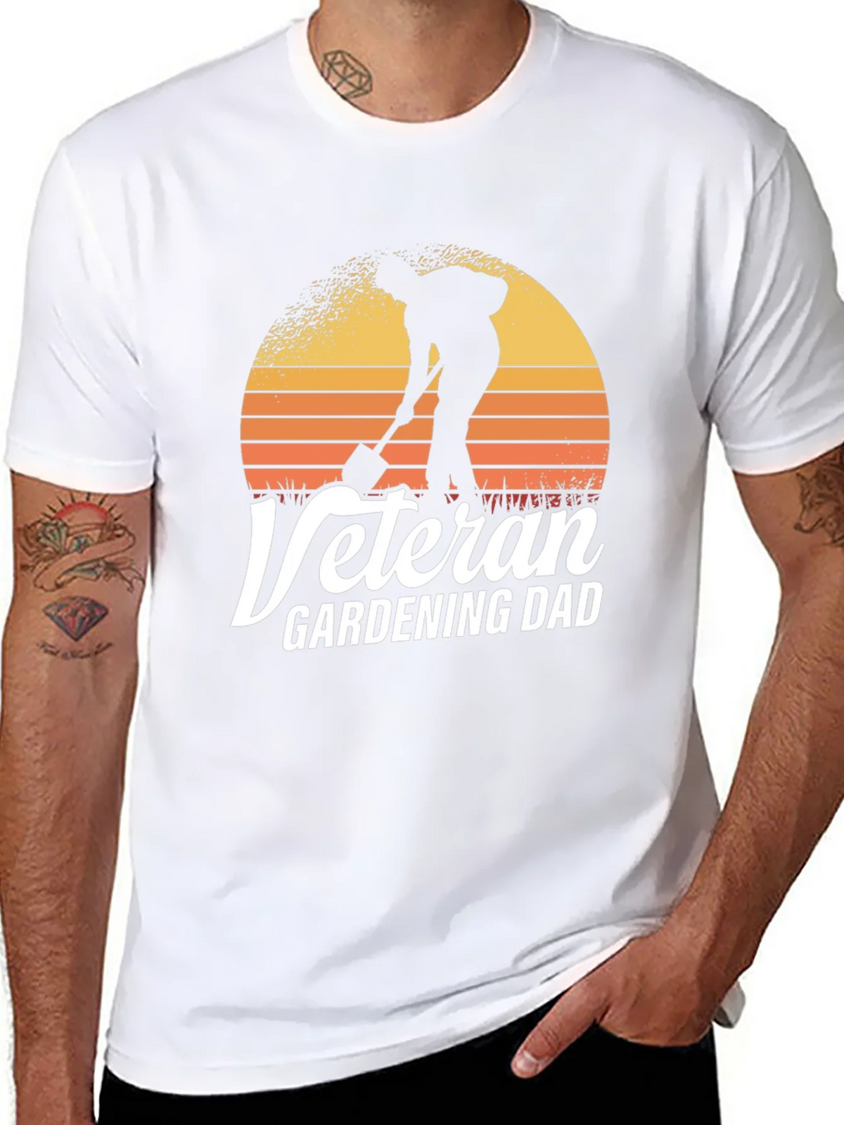 Veteran Gardening Dad T-Shirt product image 7