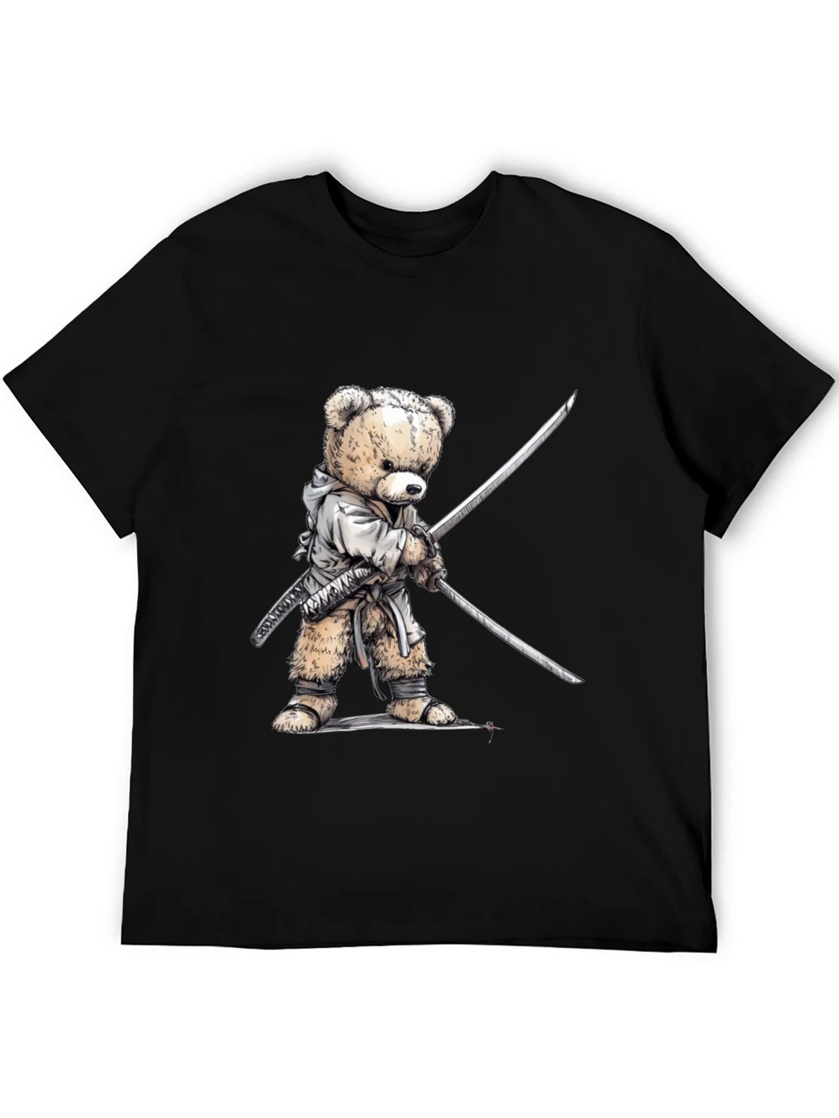 Samurai Bear T-Shirt - Soft Cotton Tee product image 5