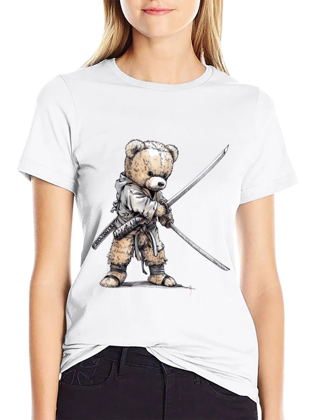Samurai Bear T-Shirt - Soft Cotton Tee product image 8