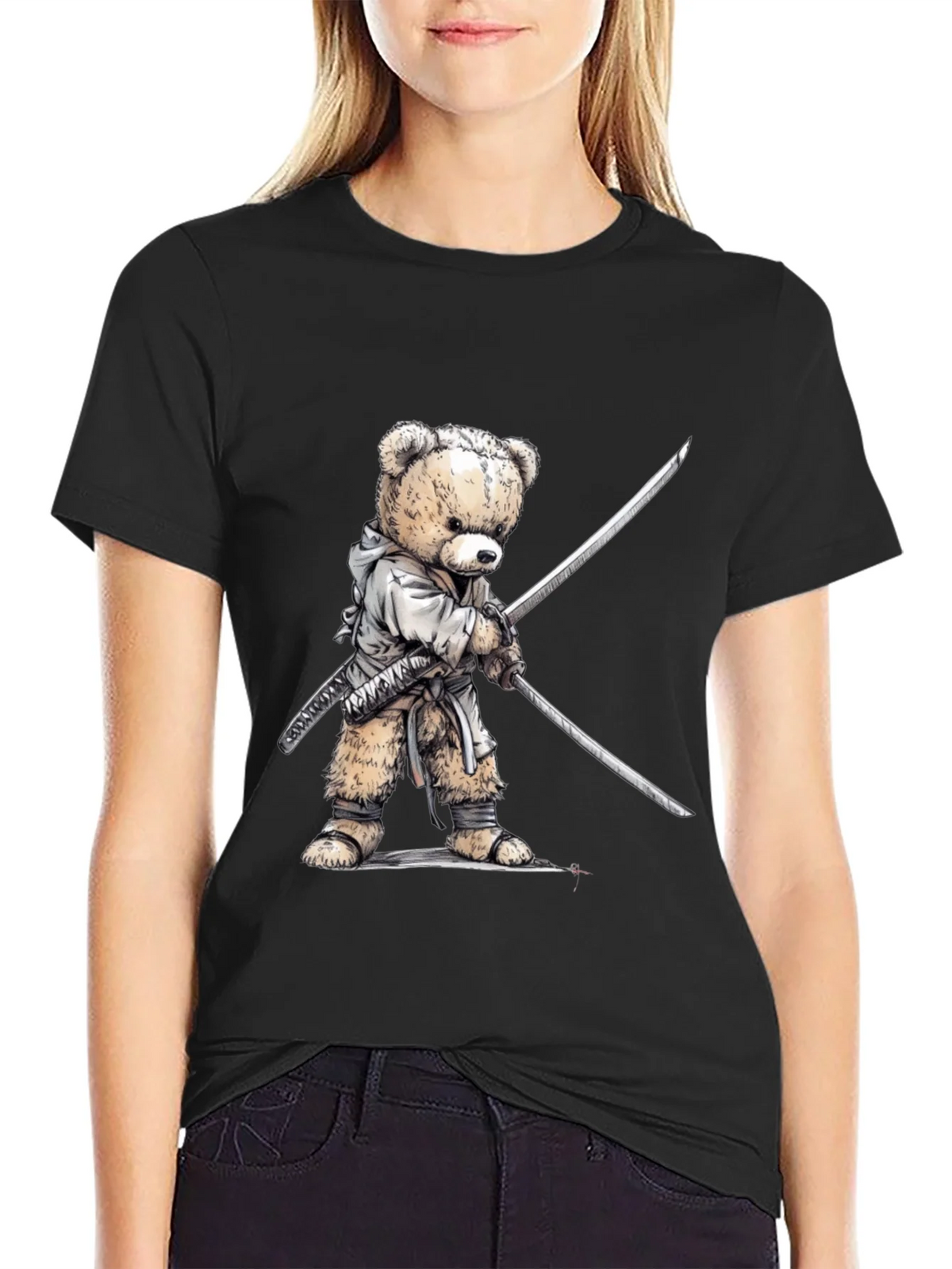 Samurai Bear T-Shirt - Soft Cotton Tee product image 2
