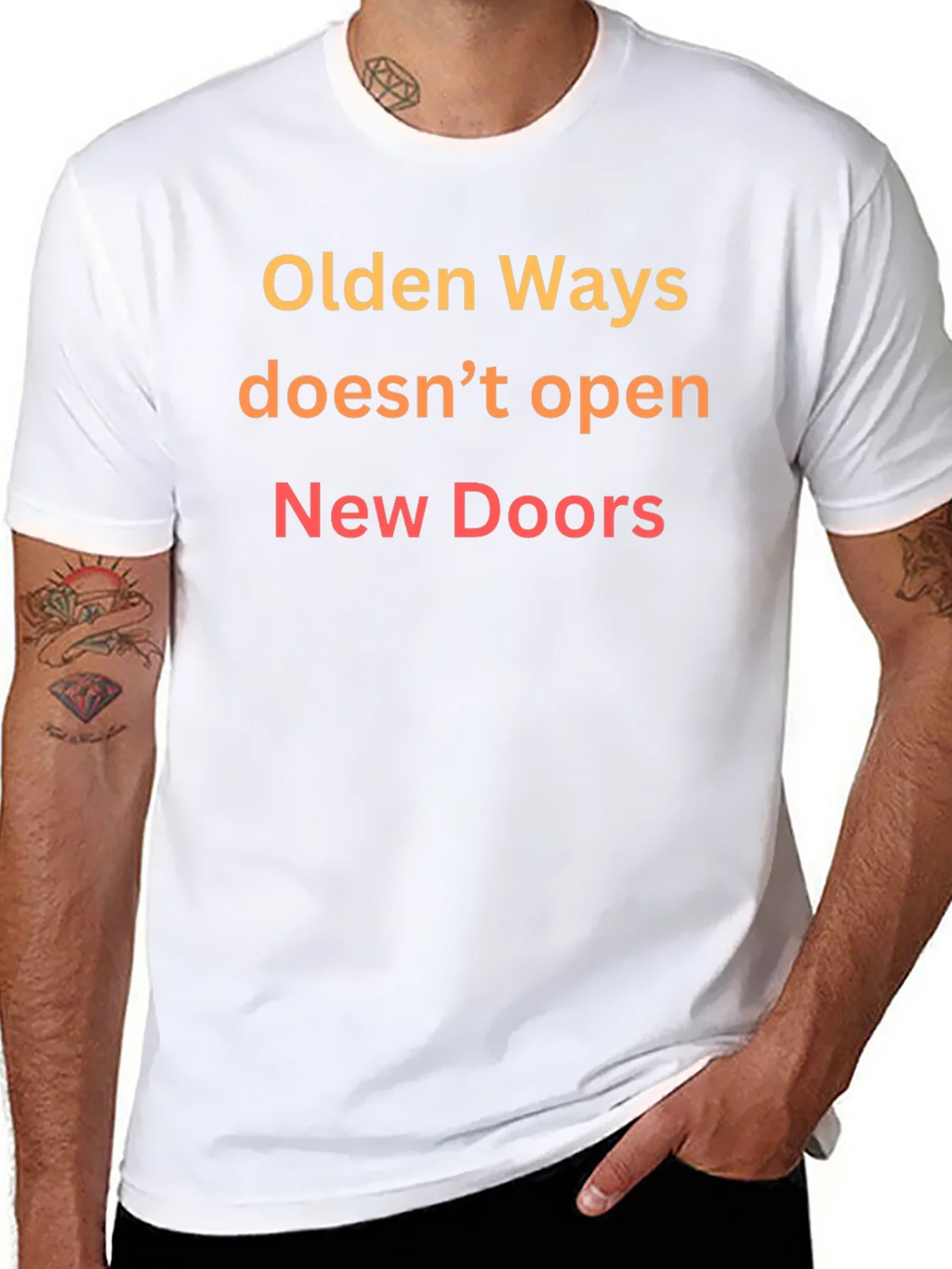 Olden Ways Graphic Tee - Black product image 6