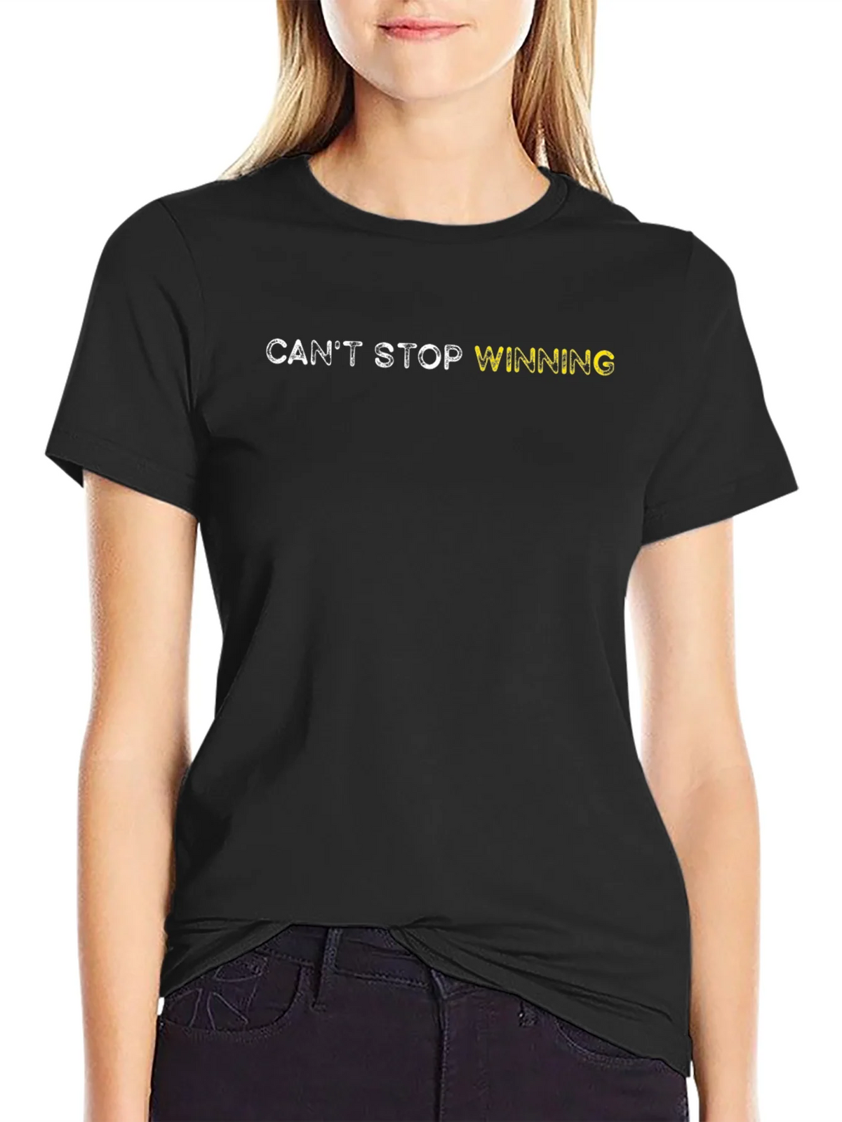 Cant Stop Winning Black Graphic Tee product image 2