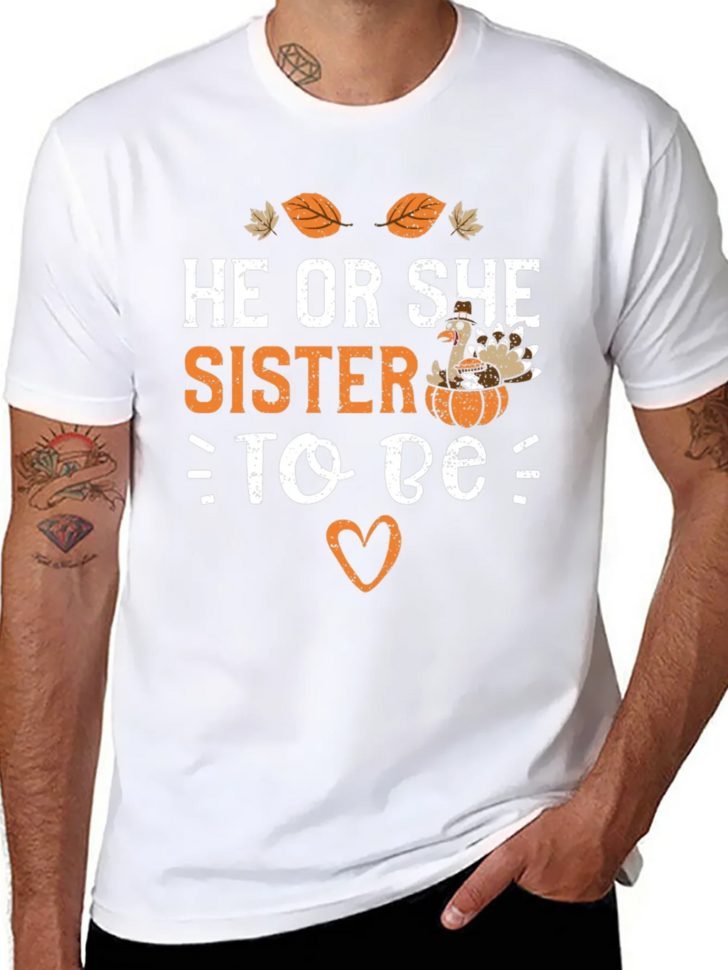 He or She Sister to Be T-Shirt product image 6