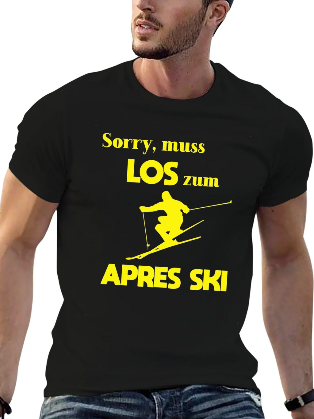 Funny Ski T-Shirt - Sorry Muss Los Zum Apres product image 6