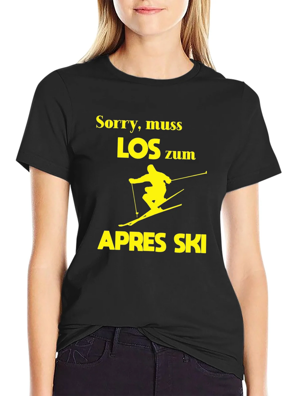 Funny Ski T-Shirt - Sorry Muss Los Zum Apres product image 2