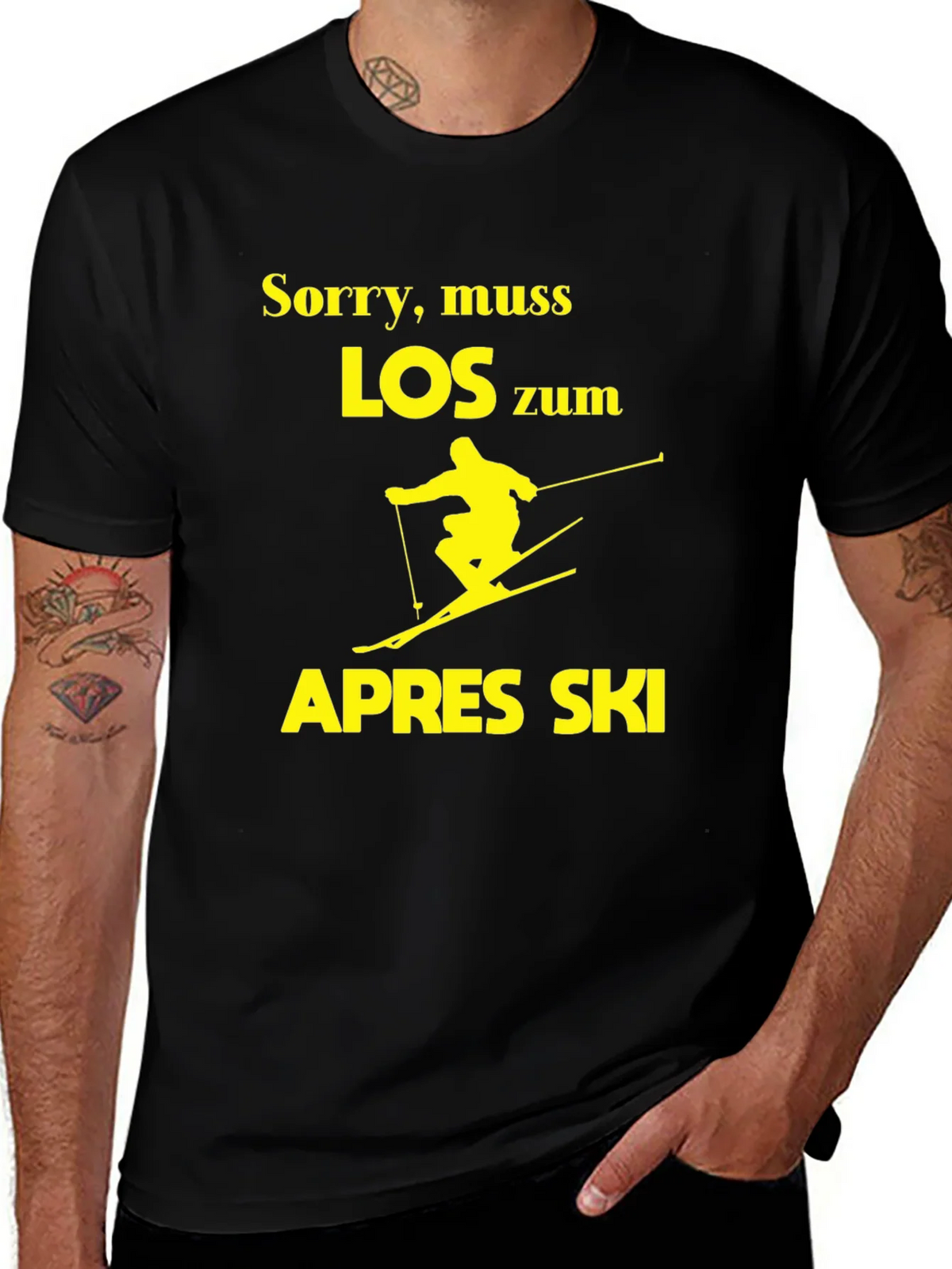 Funny Ski T-Shirt - Sorry Muss Los Zum Apres product image 1