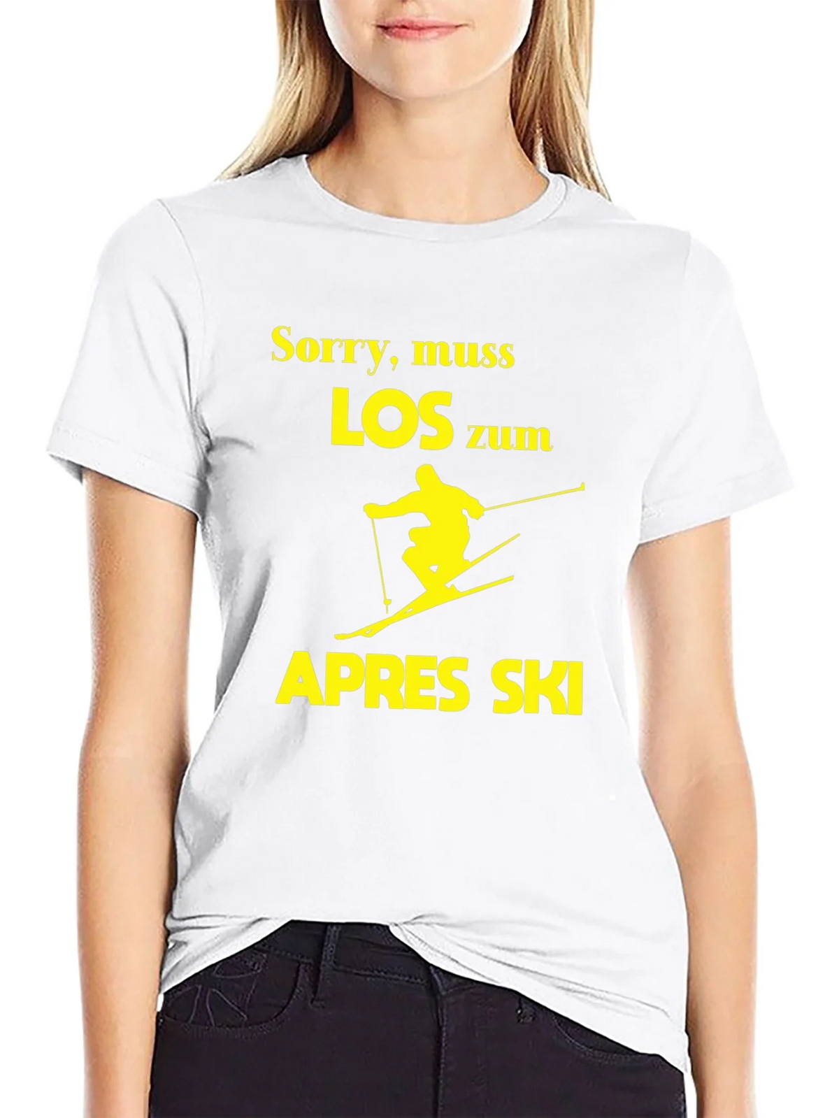 Funny Ski T-Shirt - Sorry Muss Los Zum Apres product image 8