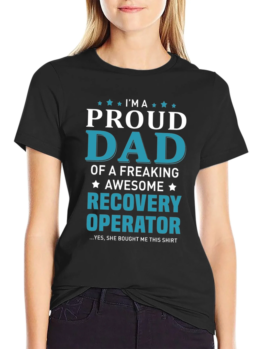 Proud Dad Recovery Operator Graphic T-Shirt product image 2