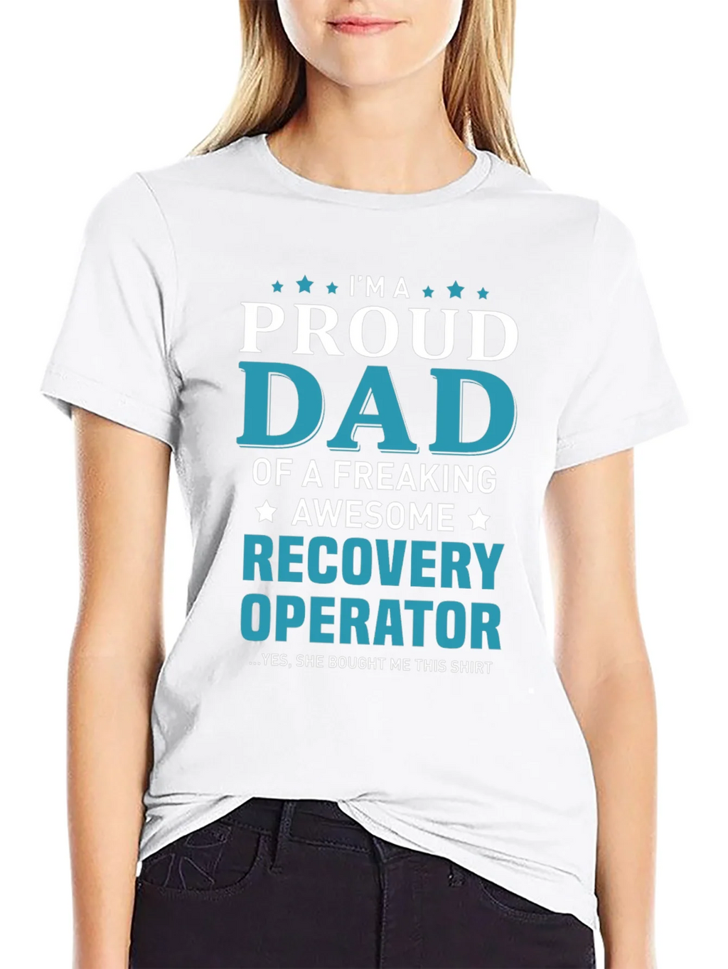 Proud Dad Recovery Operator Graphic T-Shirt product image 8