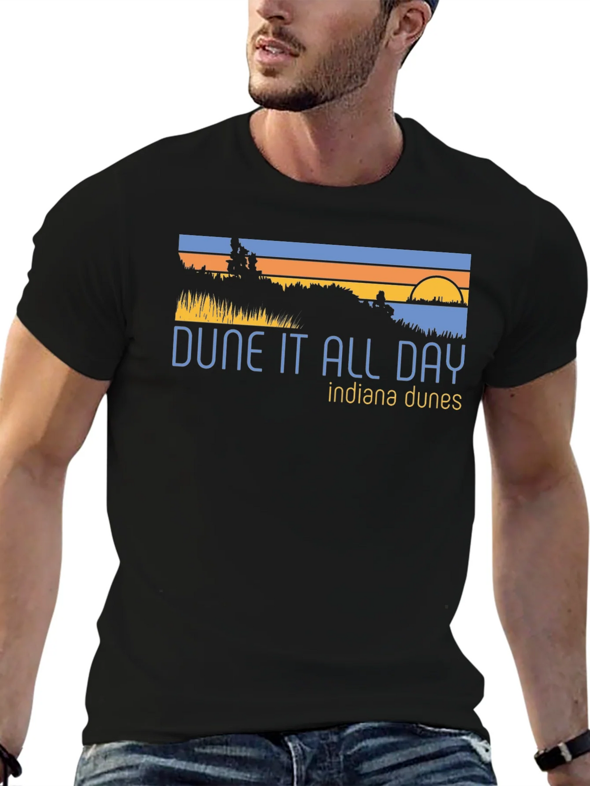 Dune It All Day Indiana Dunes Graphic Tee product image 6