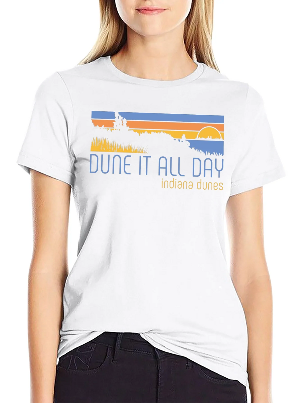Dune It All Day Indiana Dunes Graphic Tee product image 8