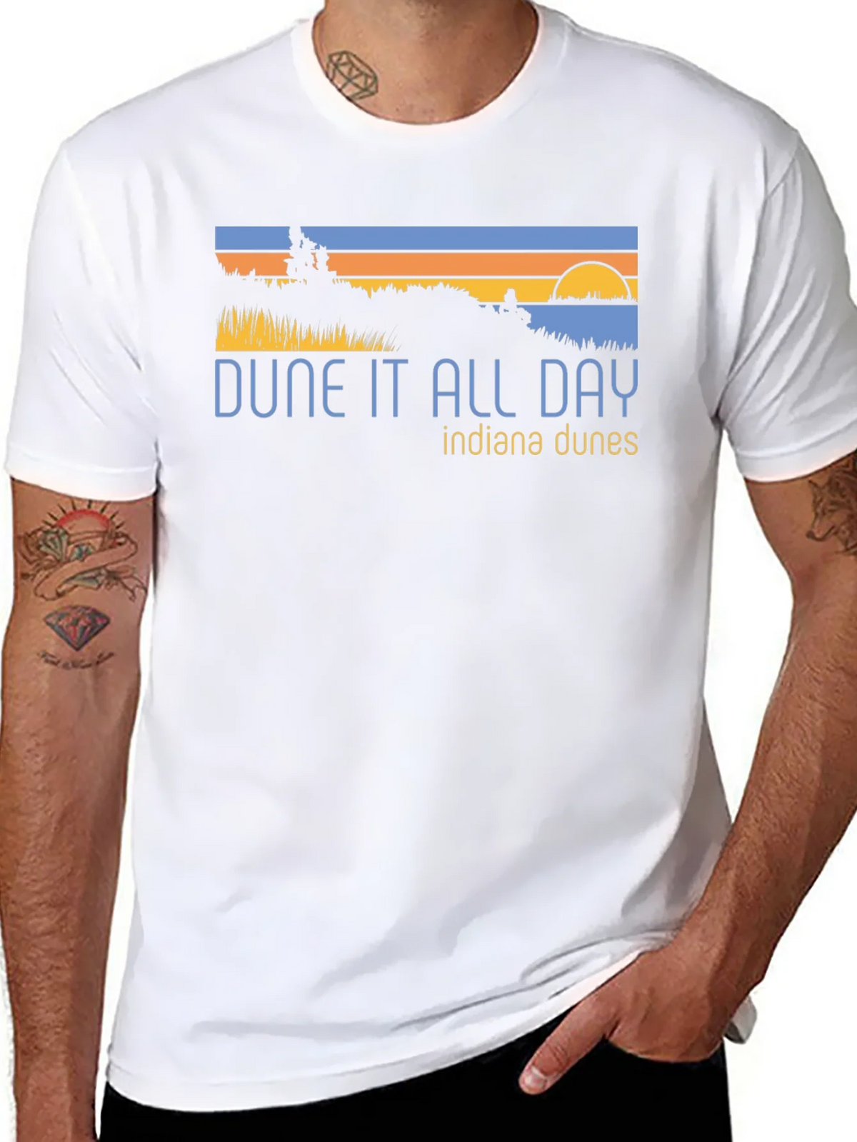 Dune It All Day Indiana Dunes Graphic Tee product image 7