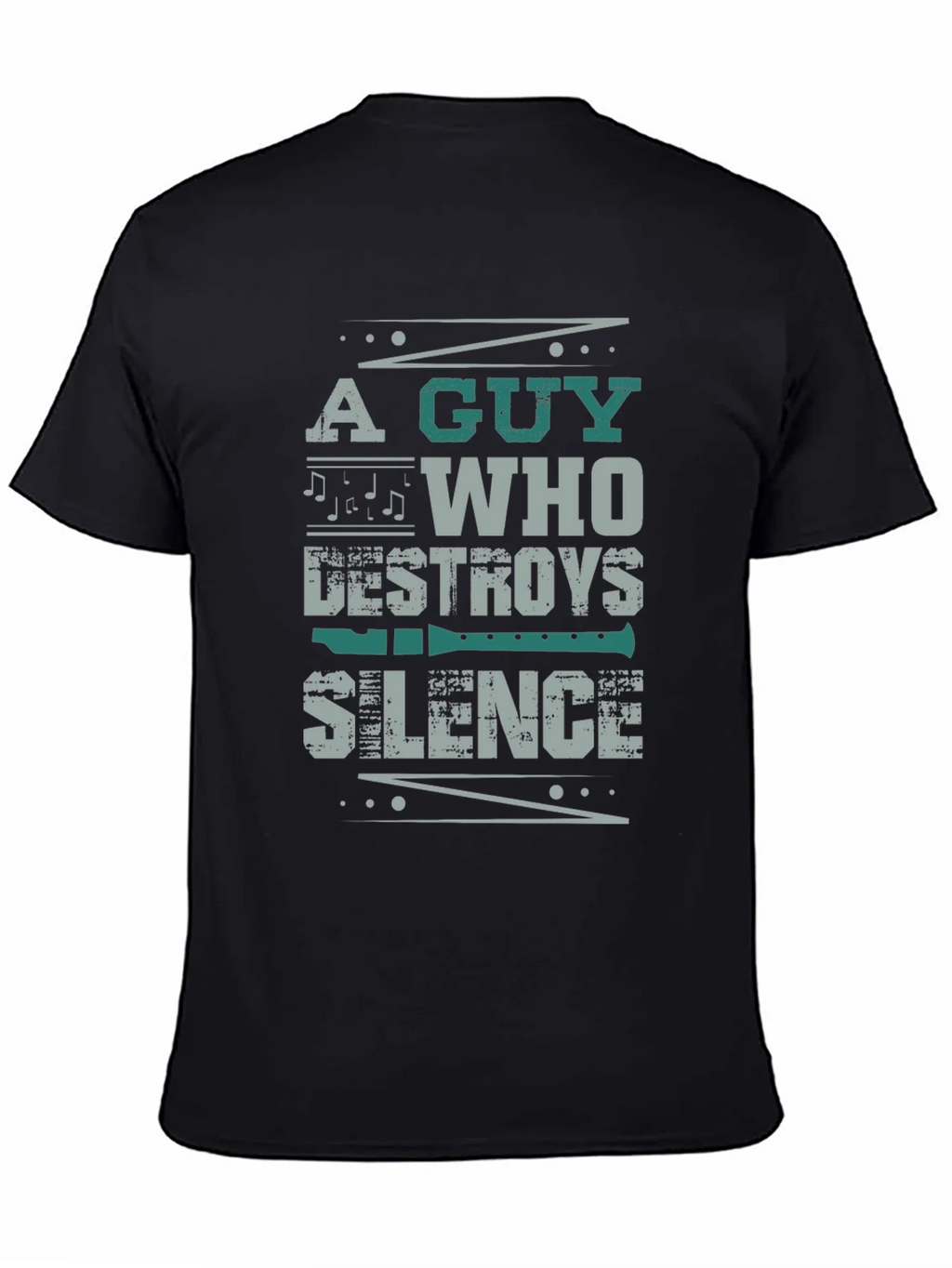 A Guy Who Destroys Silence T-Shirt product image 4