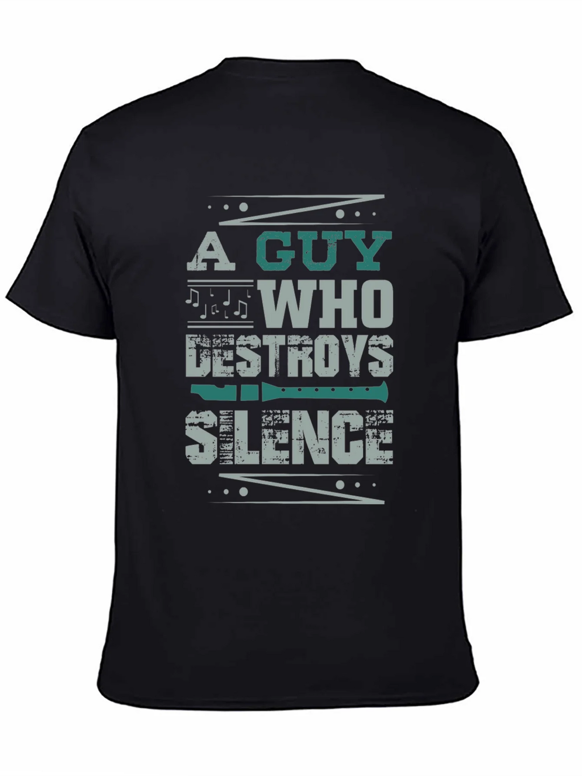 A Guy Who Destroys Silence T-Shirt product image 4