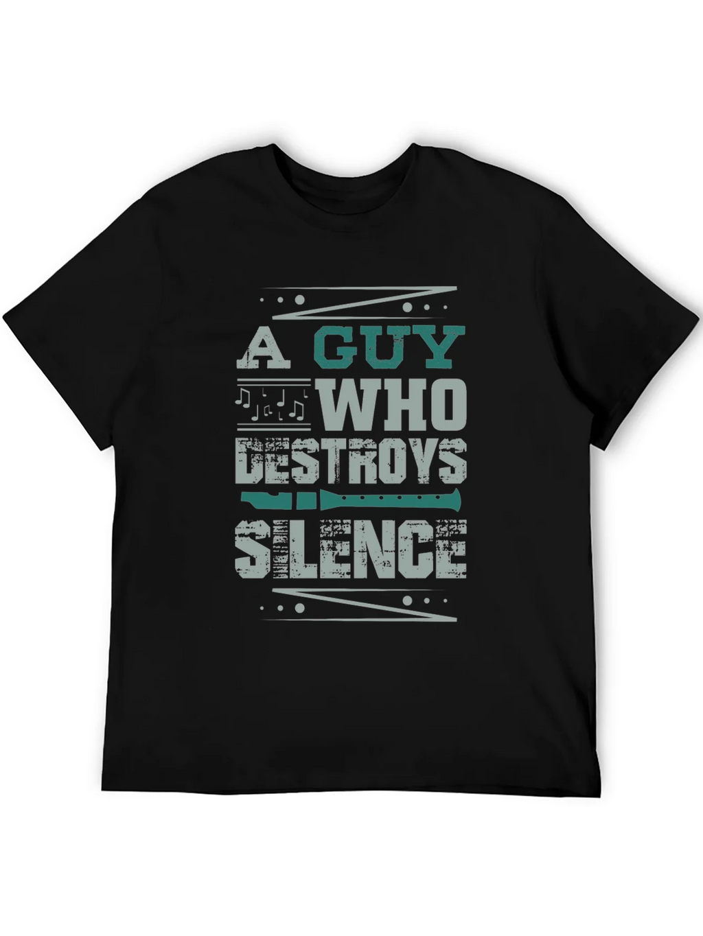 A Guy Who Destroys Silence T-Shirt product image 5
