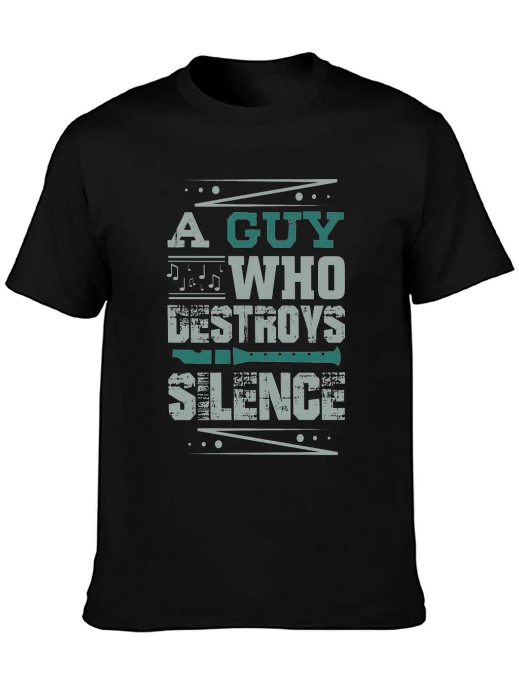 A Guy Who Destroys Silence T-Shirt product image 3