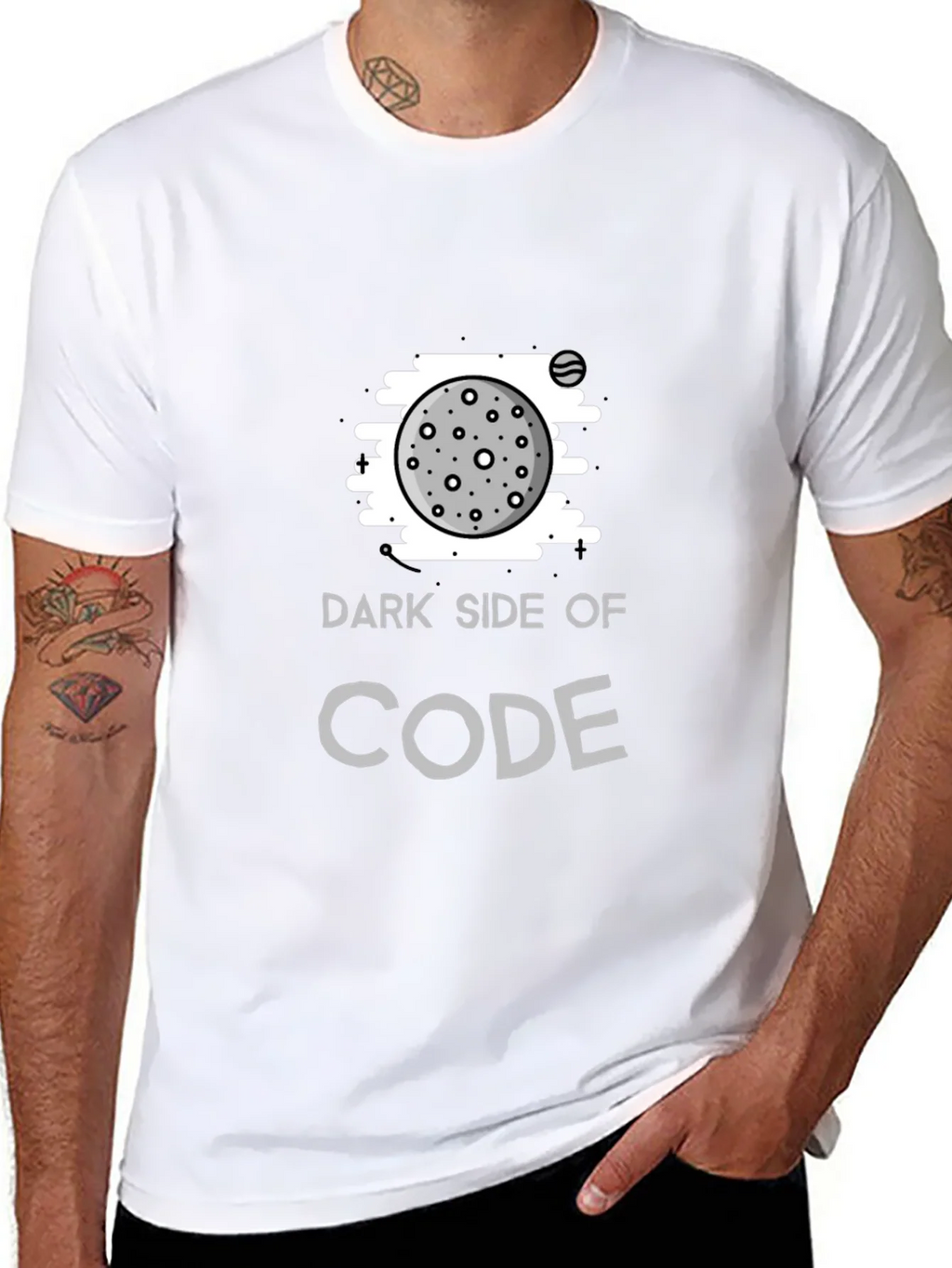 Dark Side of Code T-Shirt - Programmer Humor product image 5