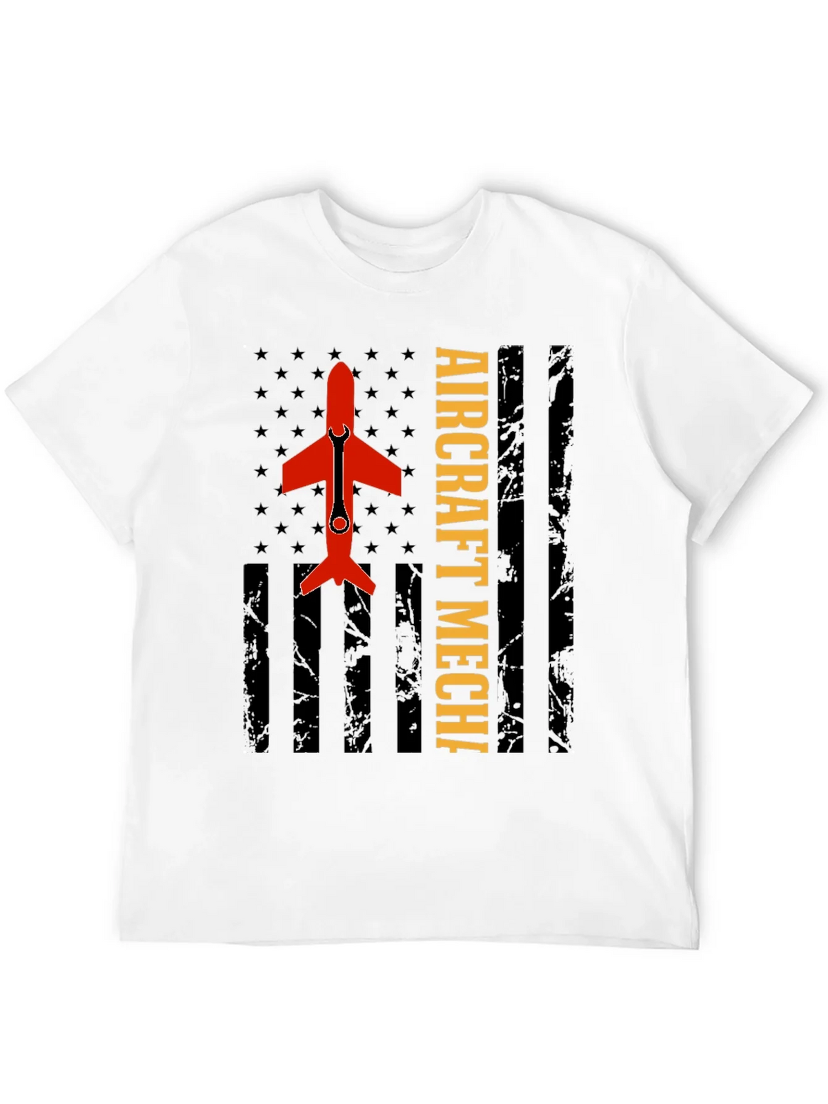 Aircraft Mechanic Tee - Patriotic Flag Design product image 5