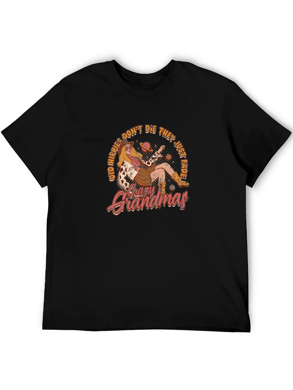 Crazy Grandmas T-Shirt - Old Hippies Dont Die product image 5