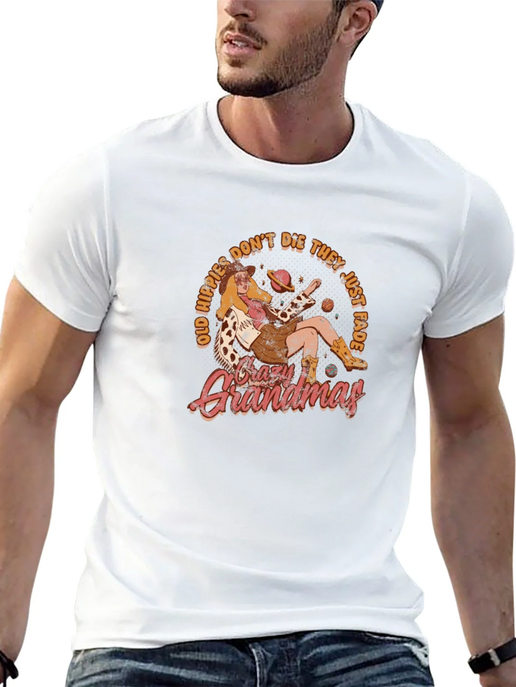 Crazy Grandmas T-Shirt - Old Hippies Dont Die product image 12