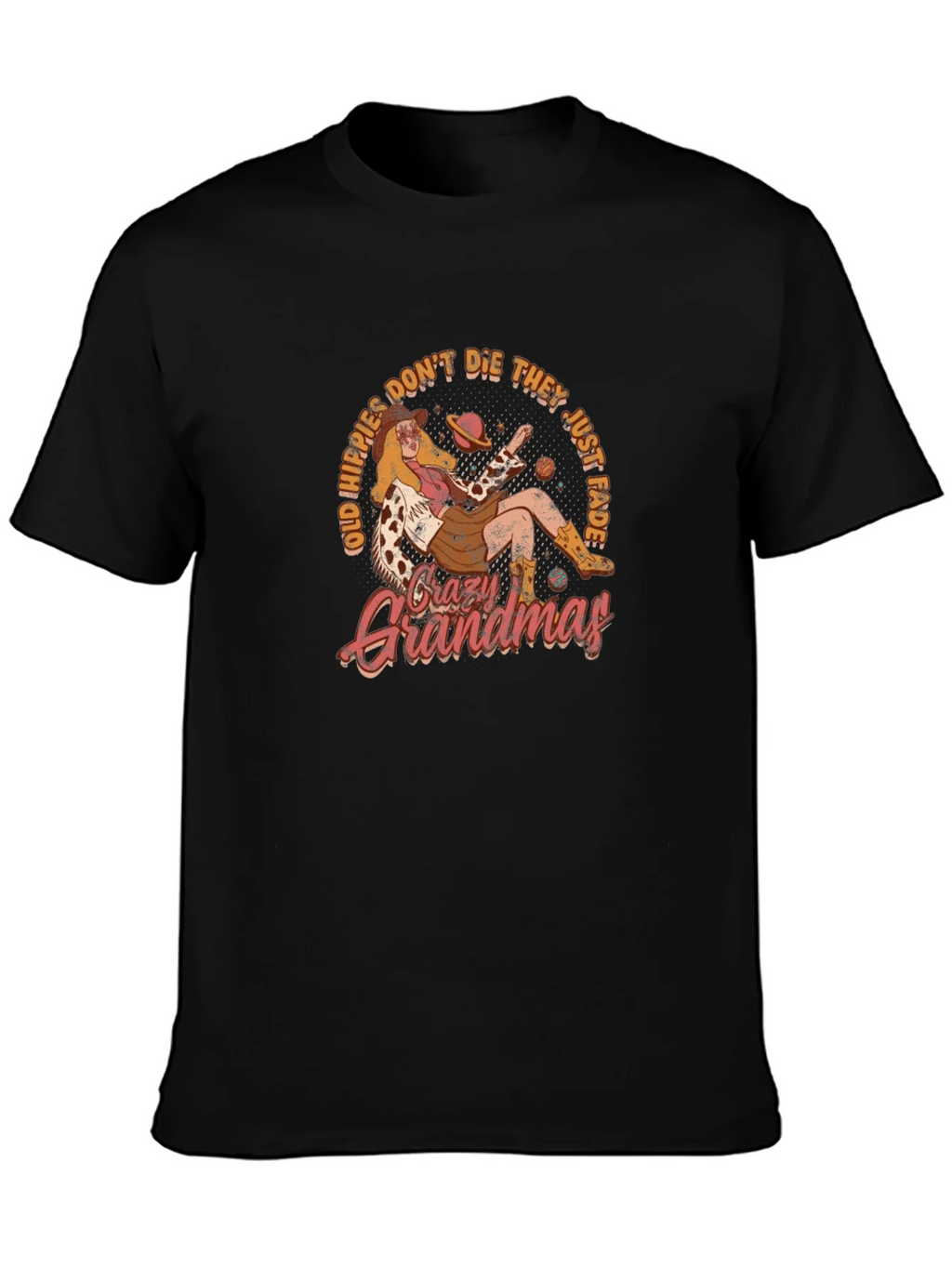 Crazy Grandmas T-Shirt - Old Hippies Dont Die product image 3