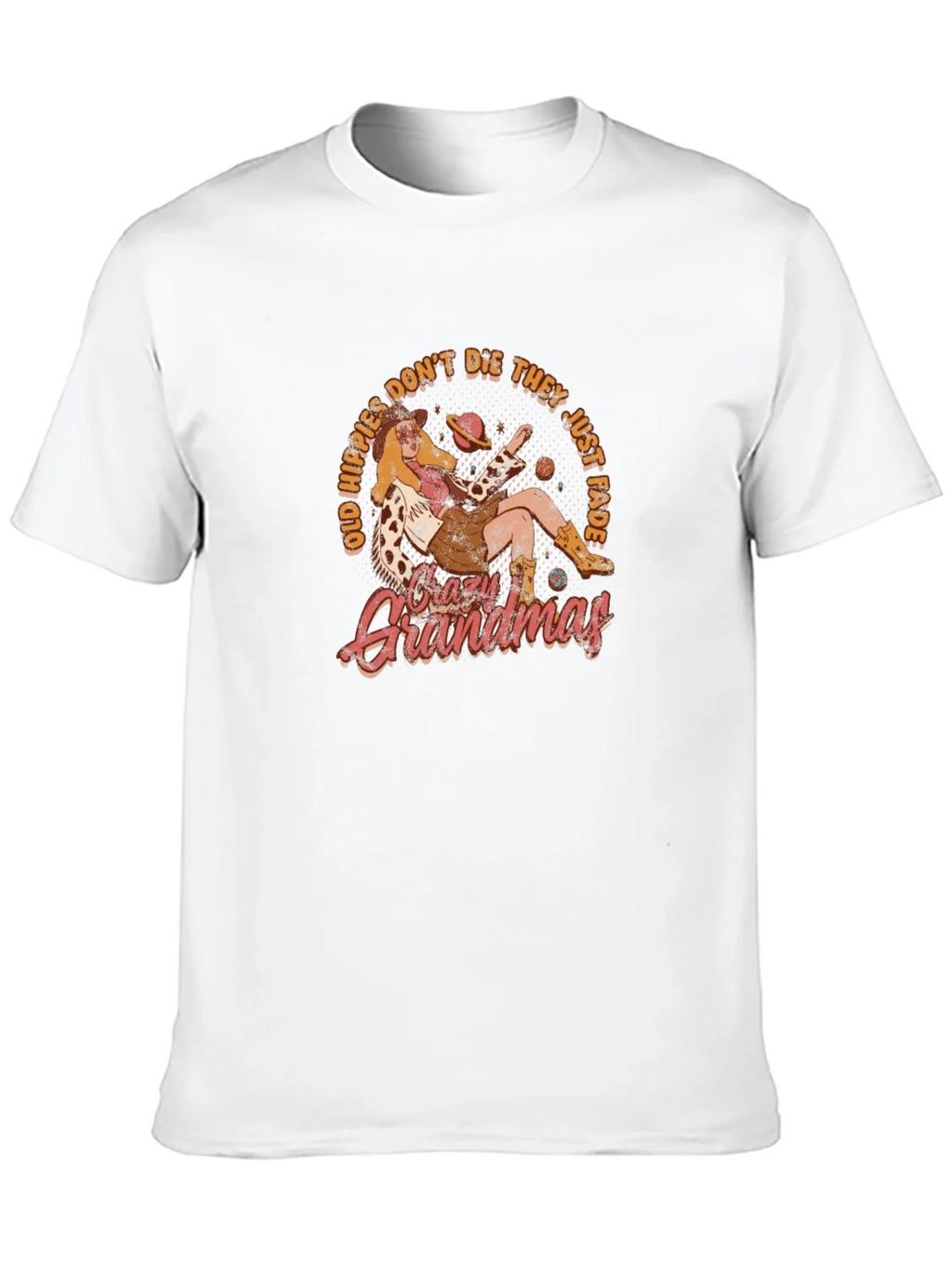 Crazy Grandmas T-Shirt - Old Hippies Dont Die product image 9