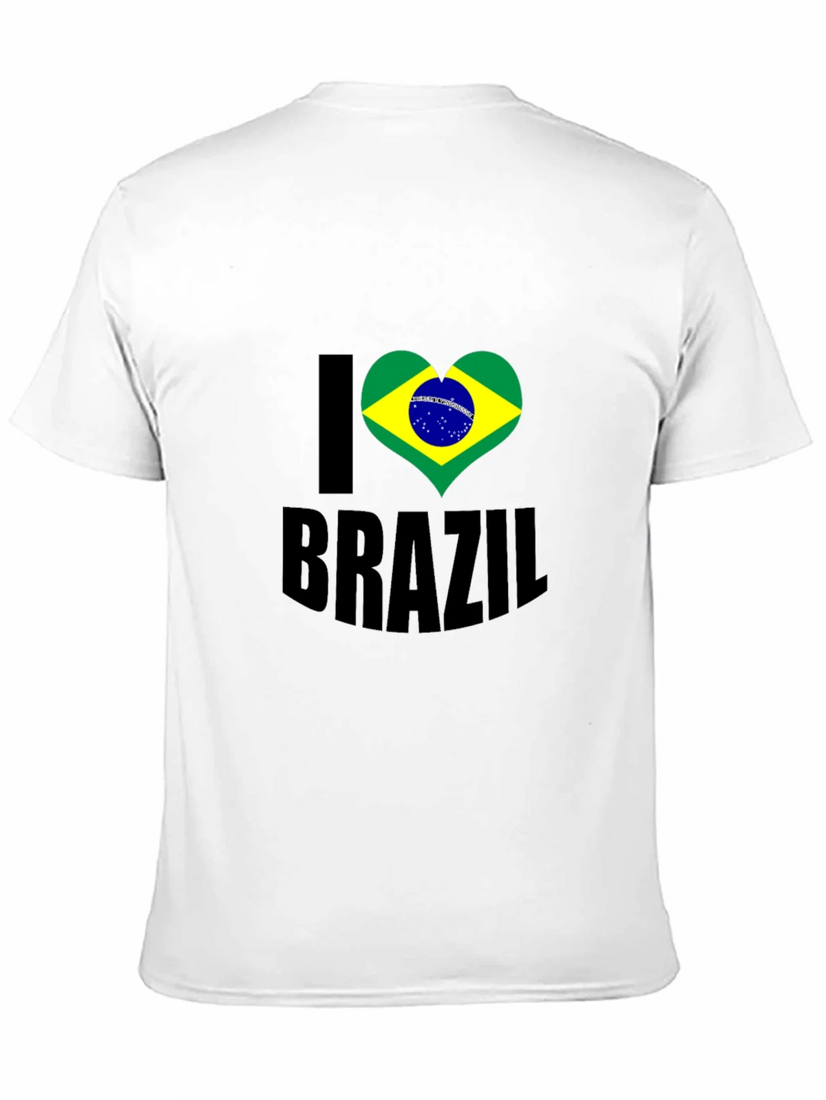 I Heart Brazil Graphic T-Shirt - Mens Black Tee product image 10