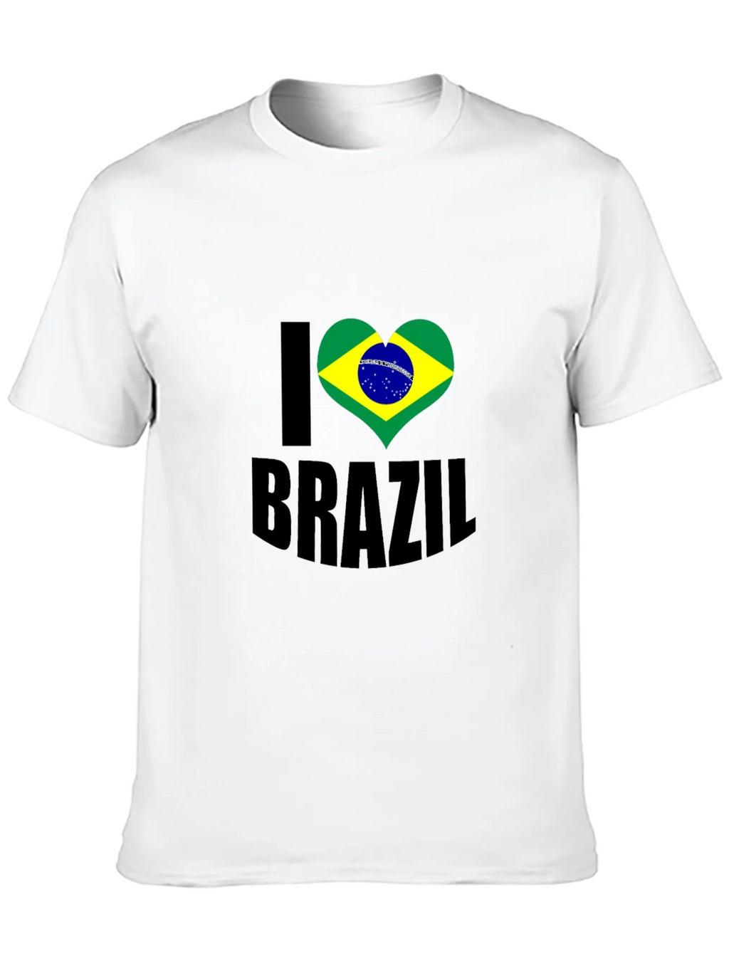I Heart Brazil Graphic T-Shirt - Mens Black Tee product image 9