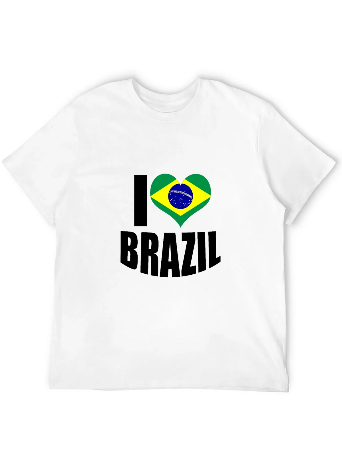 I Heart Brazil Graphic T-Shirt - Mens Black Tee product image 11