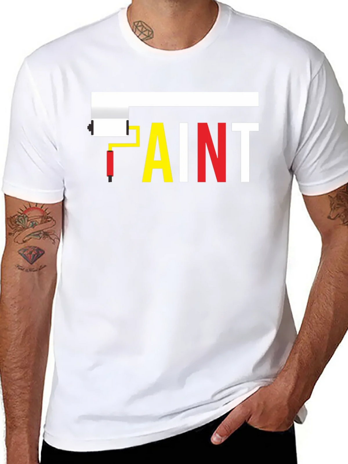 Paint Roller T-Shirt - Creative Graphic Tee product image 7