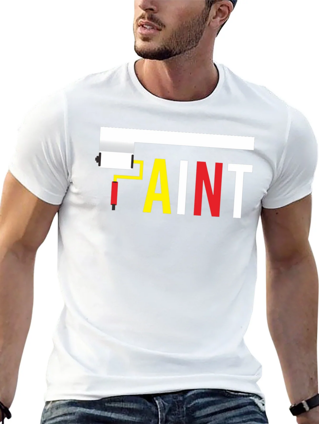 Paint Roller T-Shirt - Creative Graphic Tee product image 11