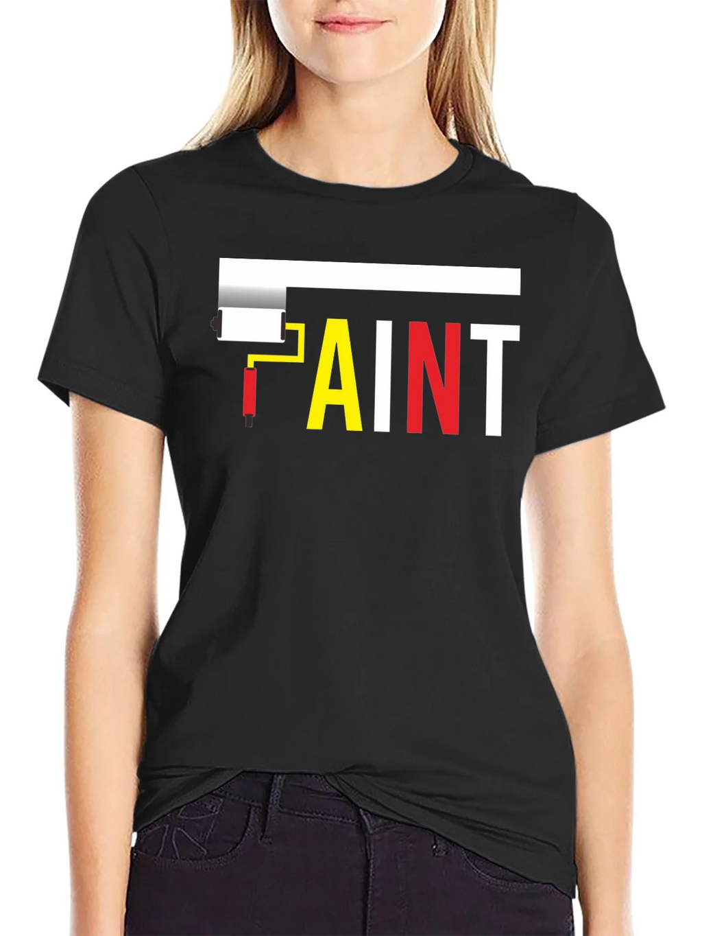 Paint Roller T-Shirt - Creative Graphic Tee product image 2