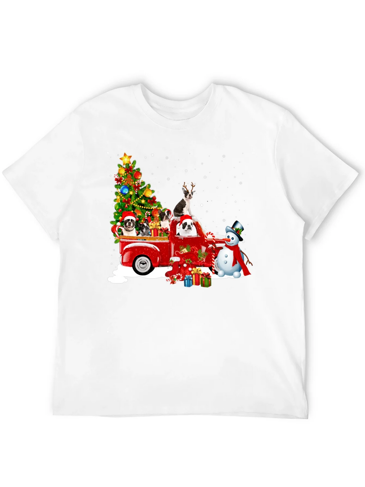 Christmas Dogs in Truck T-Shirt product image 11