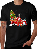 Christmas Dogs in Truck T-Shirt product image 1